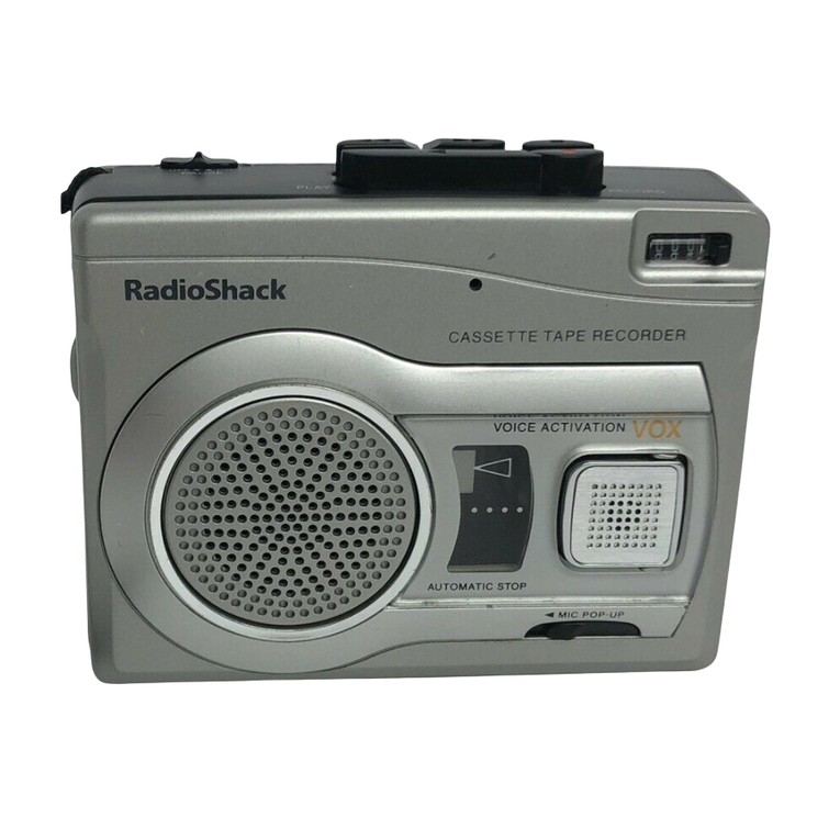 Radio Shack CTR-122 User manual