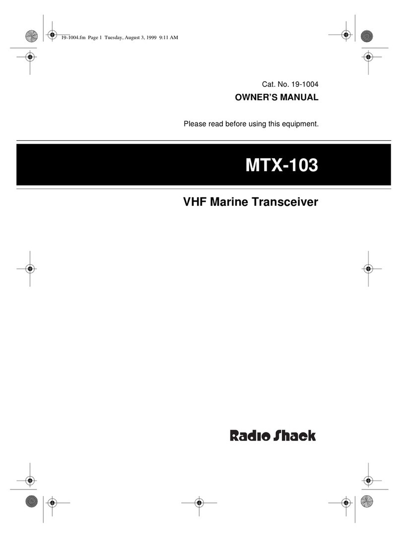 Radio Shack MTX-103 User manual Radio Shack MTX-103 User manual