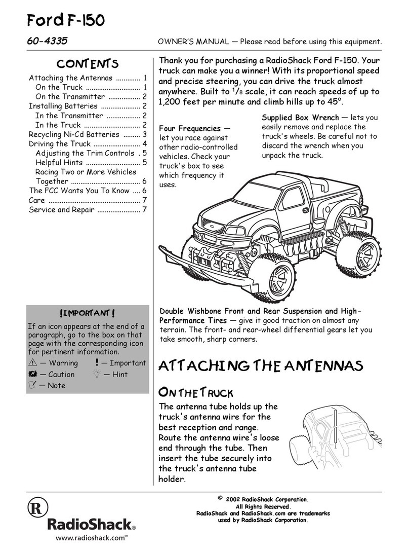 Radio Shack FORD F-150 60-4335 User manual