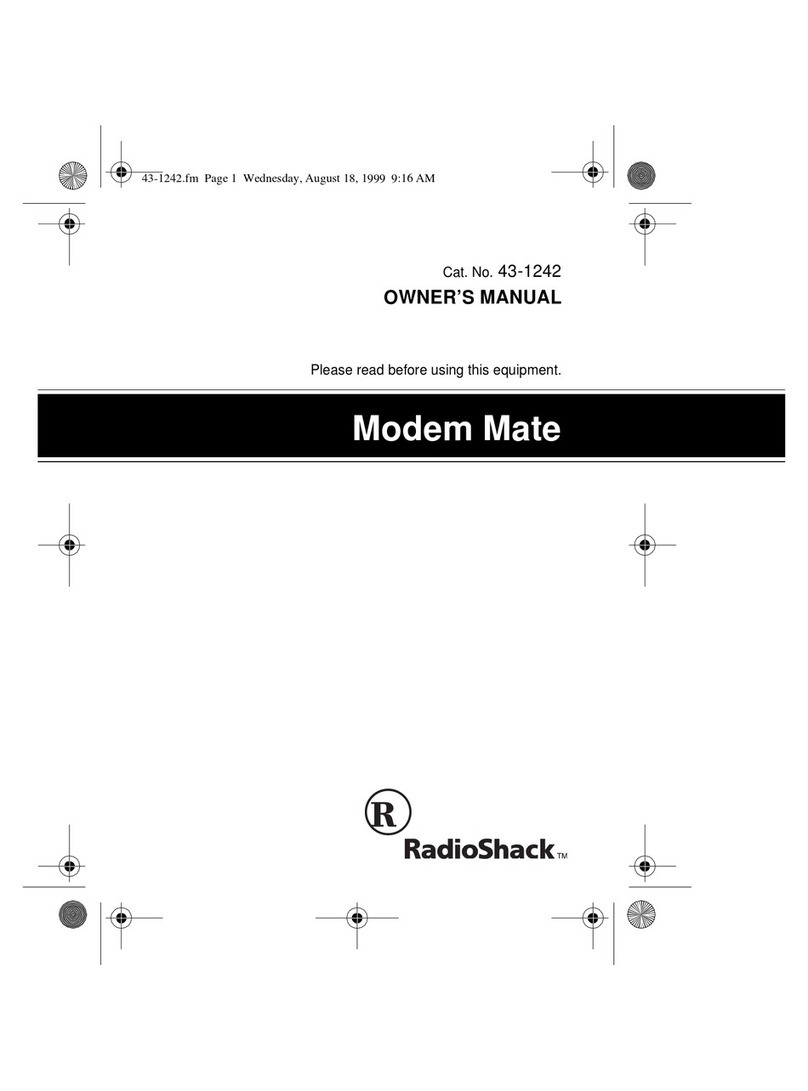 Radio Shack 43-1242 owner's manual