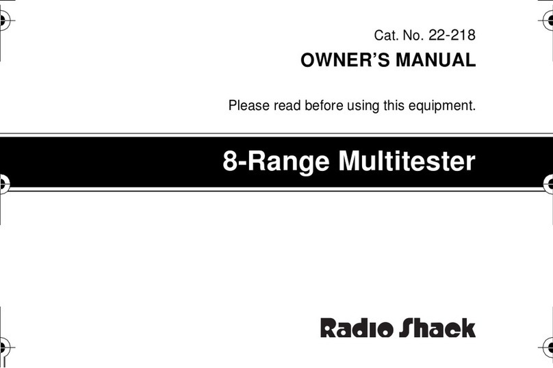 Radio Shack 22-218 owner's manual