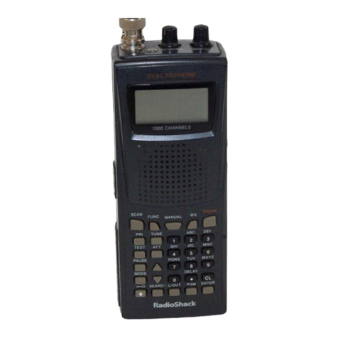 Radio Shack Pro-95 User manual