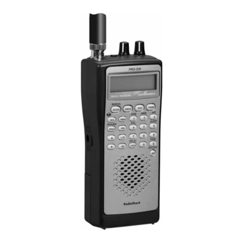Radio Shack PRO-528 User manual
