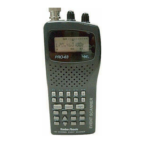 Radio Shack PRO-63 owner's manual