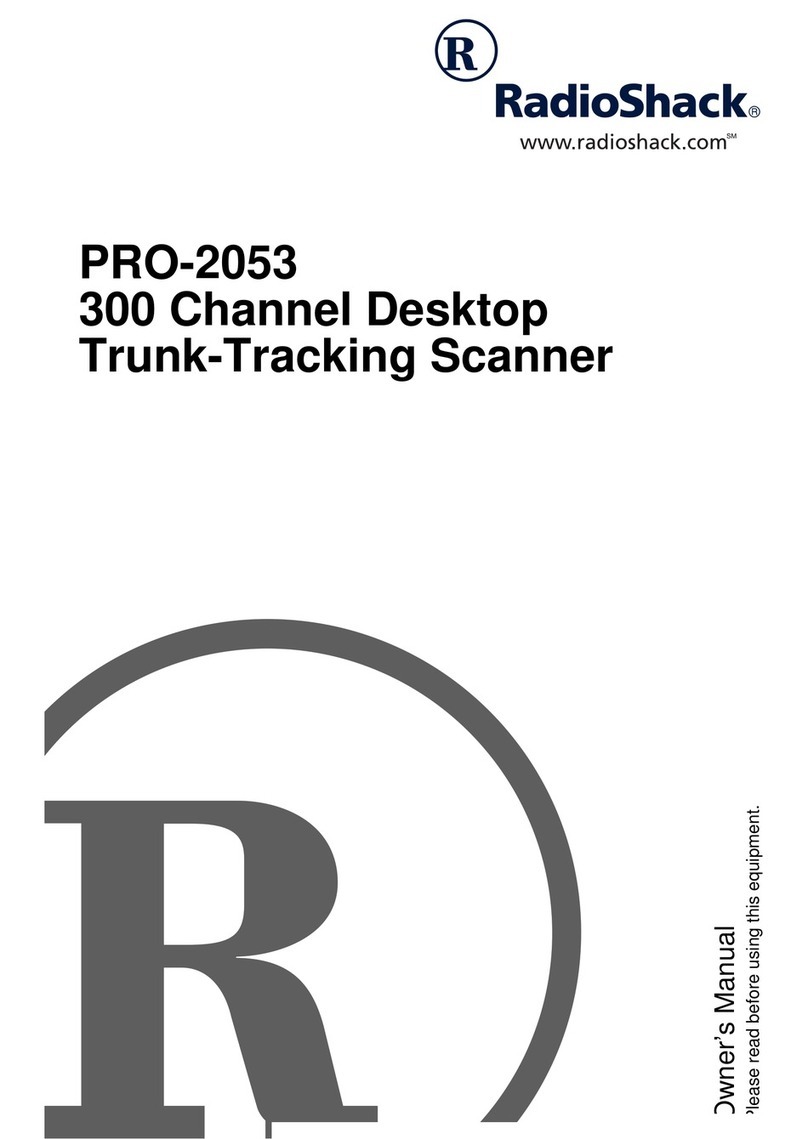 Radio Shack PRO-2053 User manual