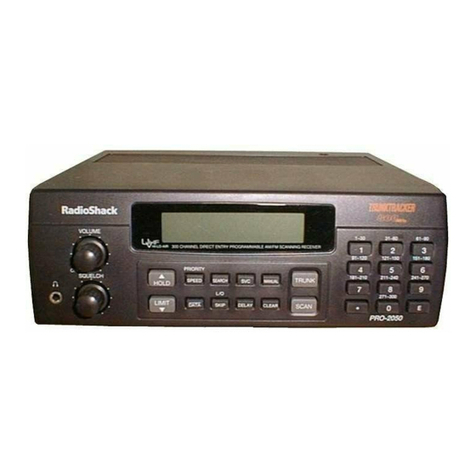 Radio Shack PRO-2050 User manual