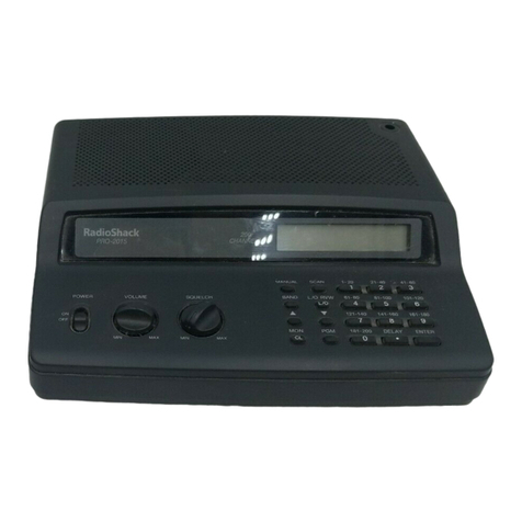 Radio Shack PRO-2015 User manual Radio Shack PRO-2015 User manual