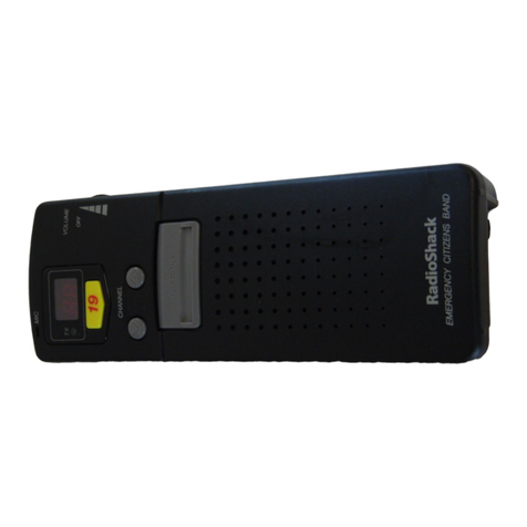 Radio Shack TRC-401 User manual