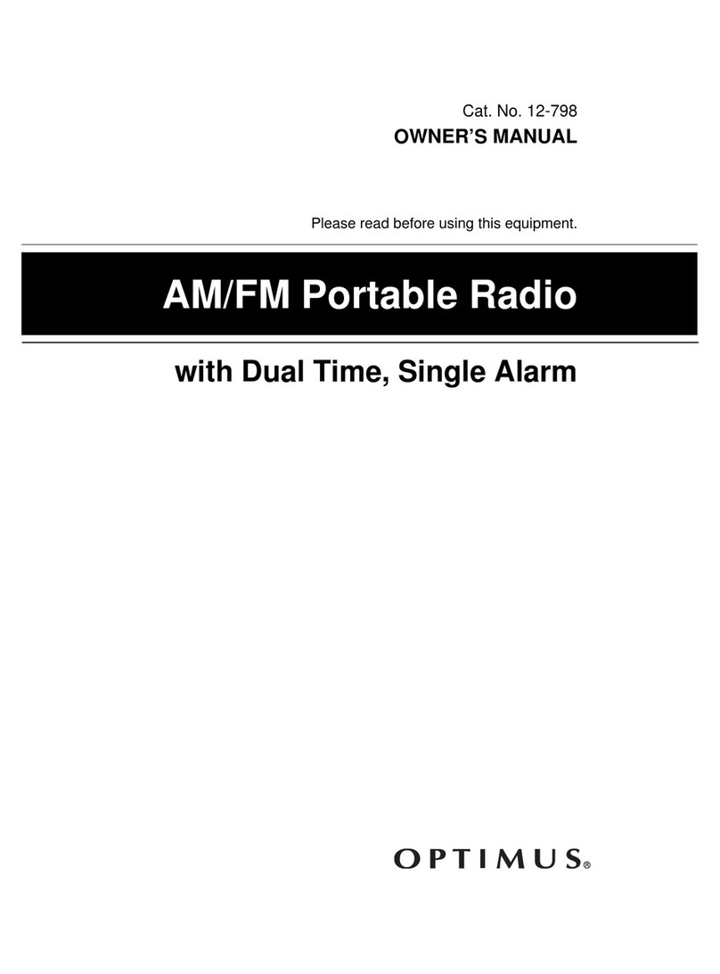 Radio Shack Radio User manual