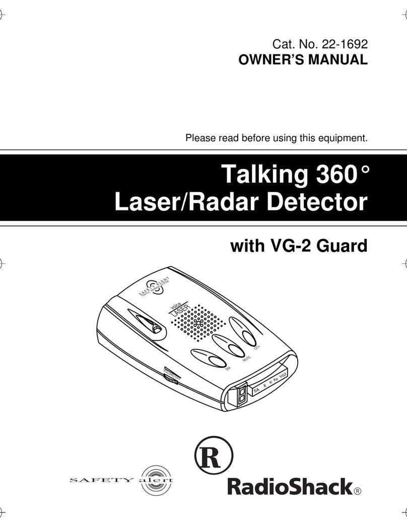 Radio Shack VG-2 Guard owner's manual