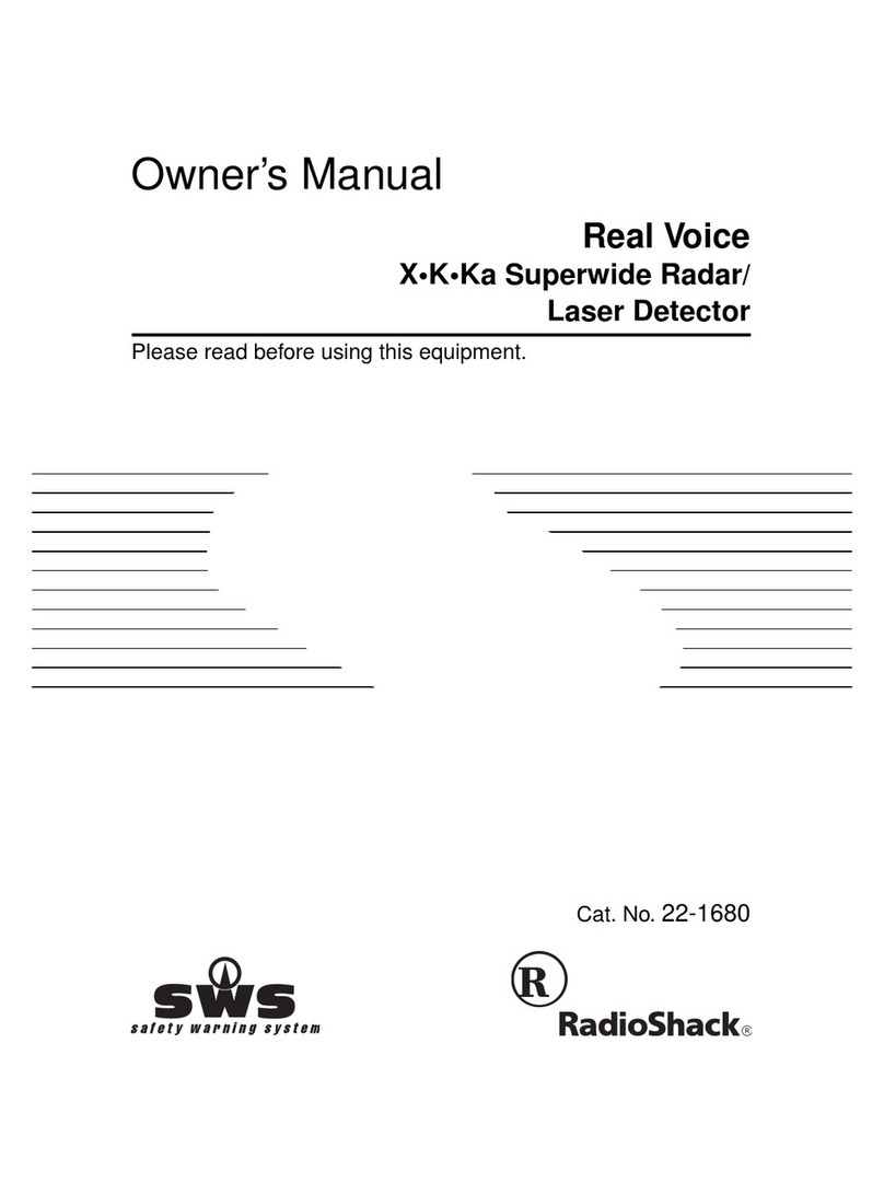 Radio Shack SWS 22-1680 User manual