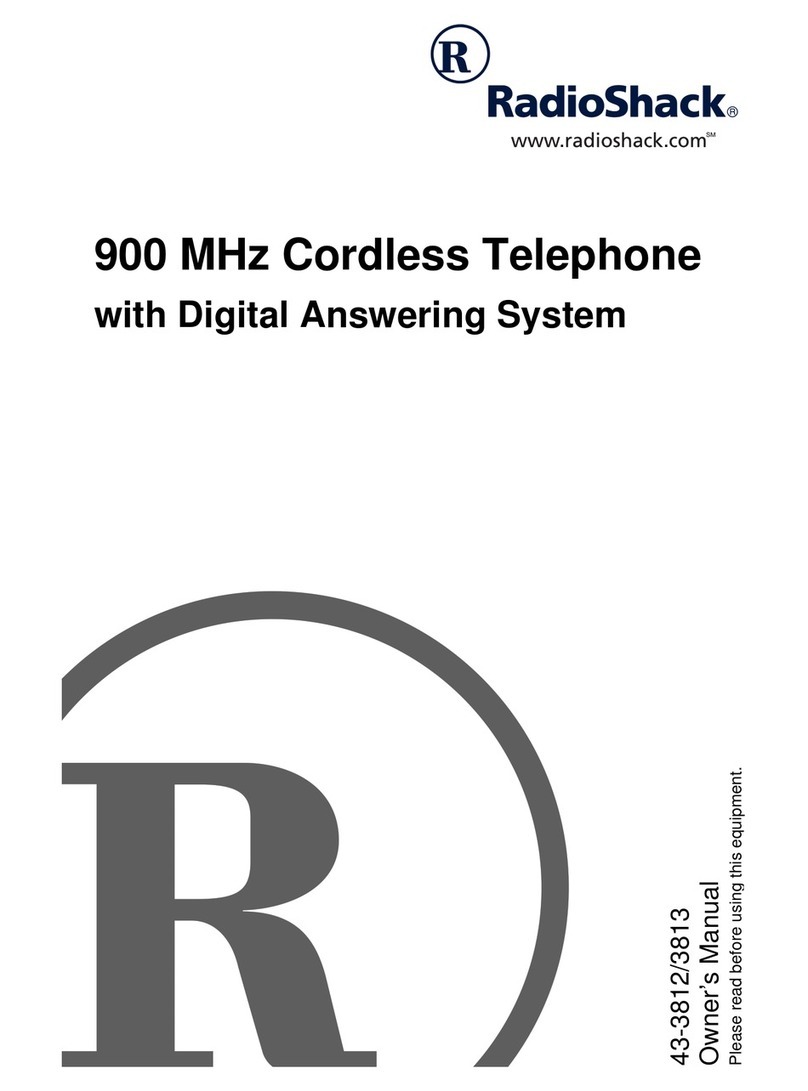 Radio Shack 43-3812 User manual