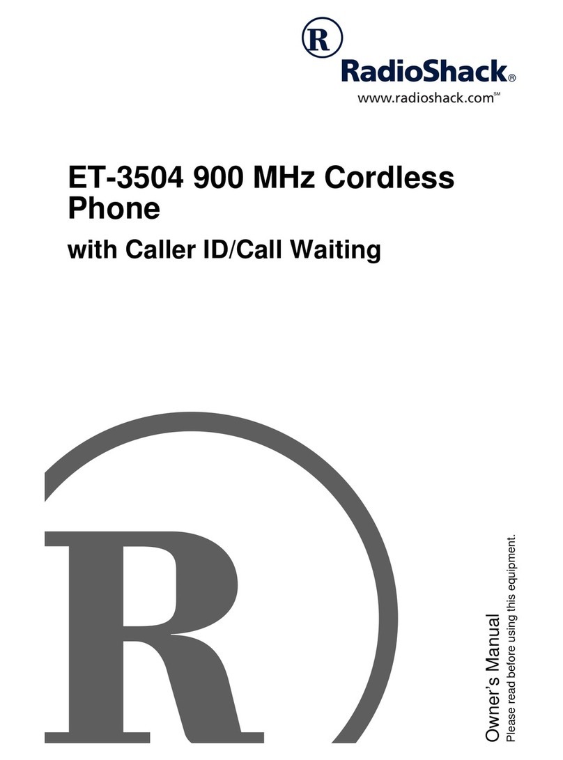 Radio Shack ET-3504 User manual