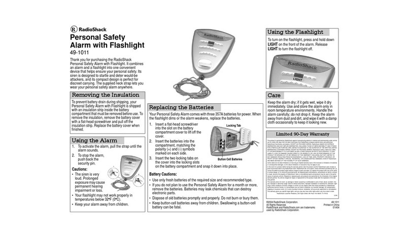 Radio Shack 49-1011 user manual