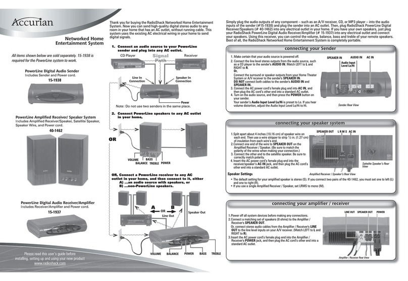 Accurian ACCURIAN 15-1937 user manual