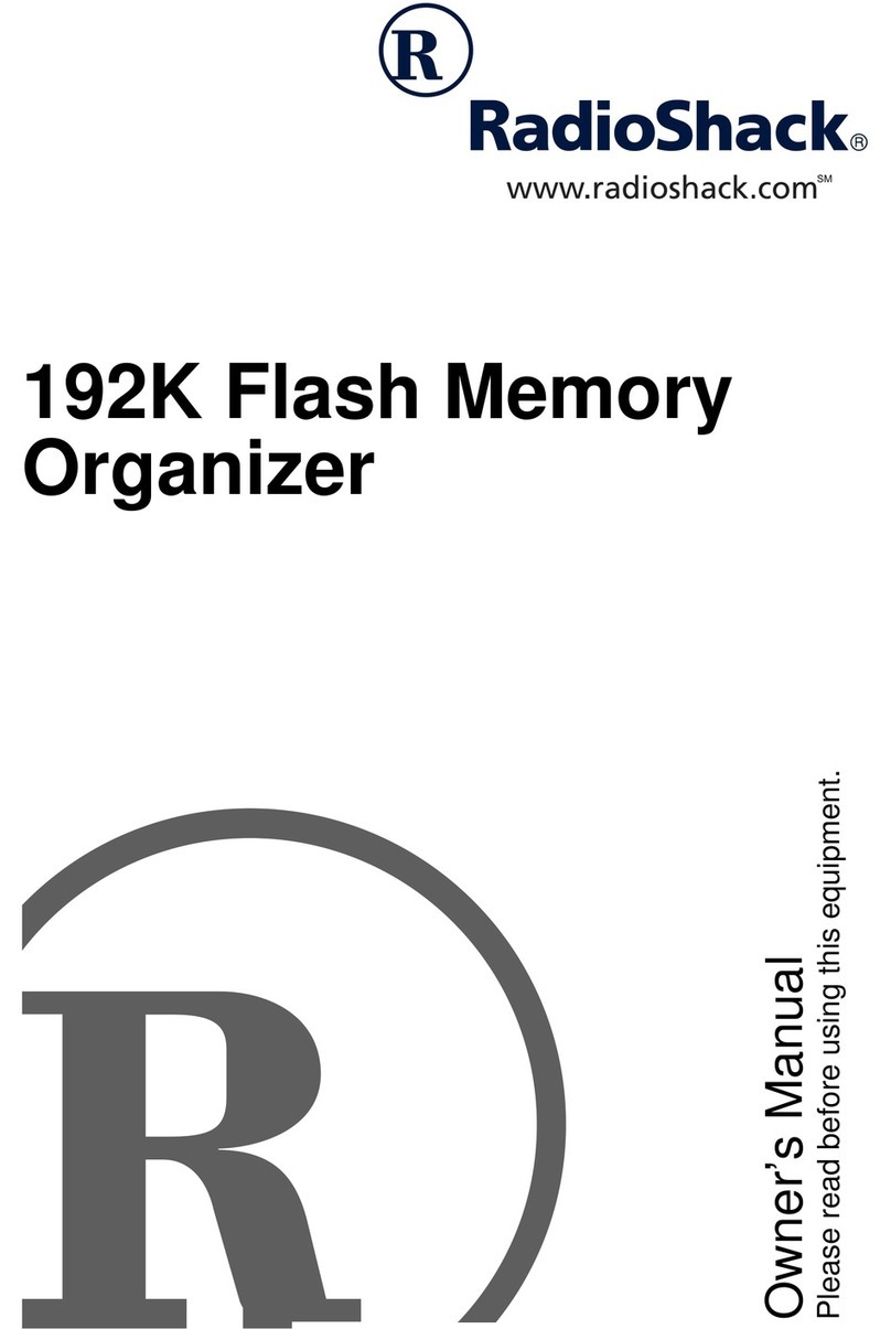 Radio Shack 65-779 User manual