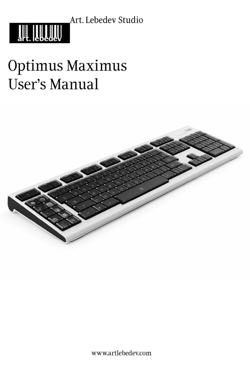 Art. Lebedev Maximus Keyboard user manual