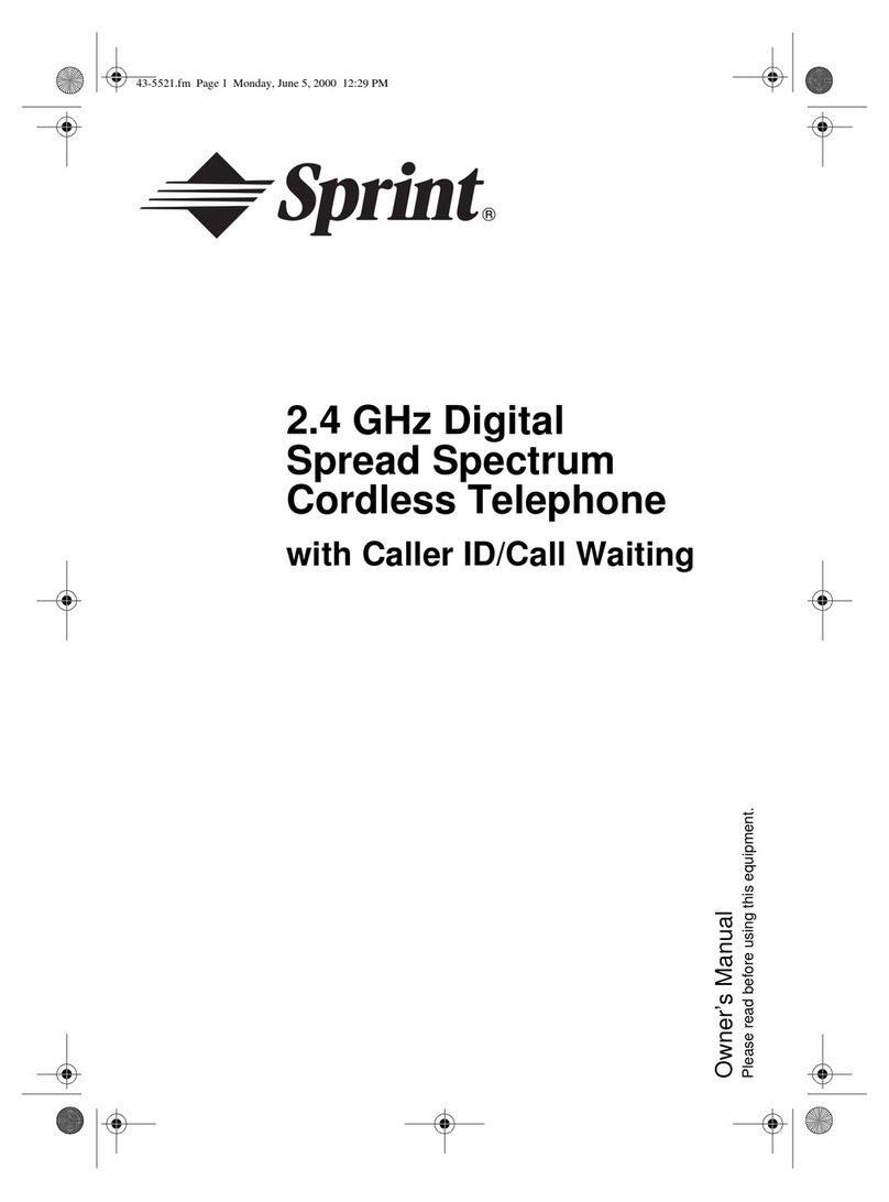 Radio Shack 2.4 GHz Digital Spread Spectrum Cordless Telephone with Caller ID/Call... User manual