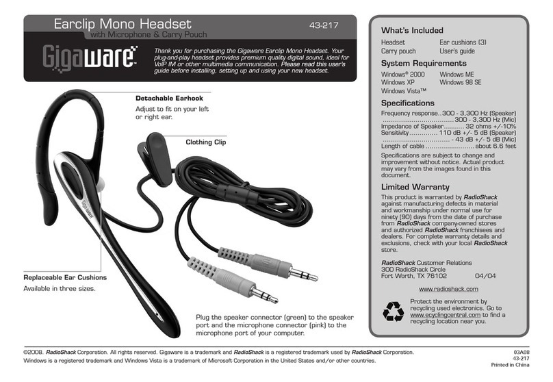 Gigaware Gigaware 43-217 user guide