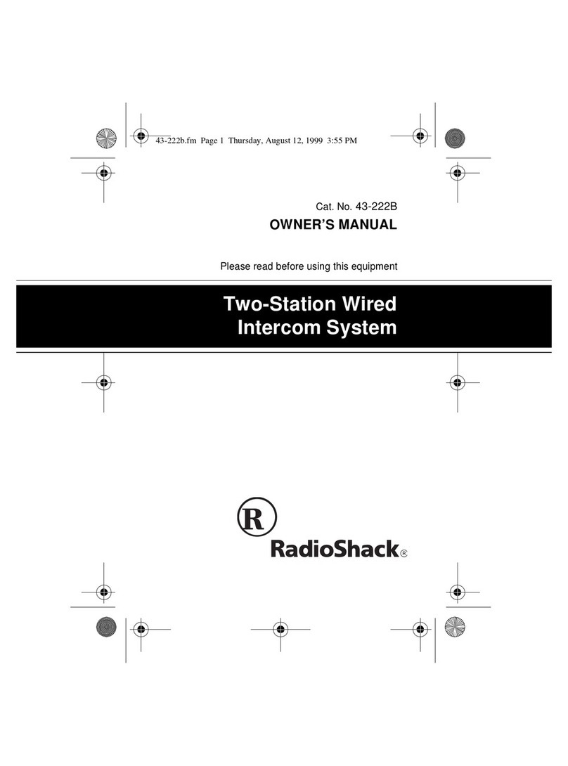 Radio Shack 43-222B owner's manual