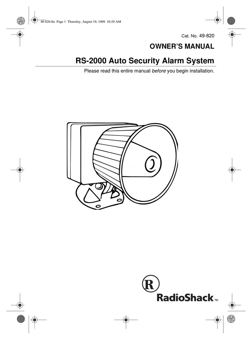 Radio Shack RS-2000 owner's manual