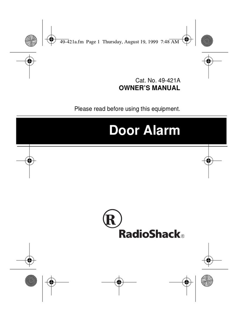Radio Shack 49-421A owner's manual