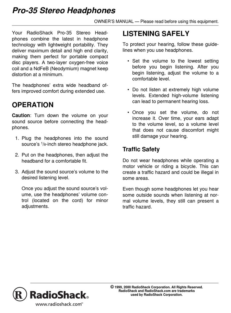 Radio Shack PRO-35 User manual