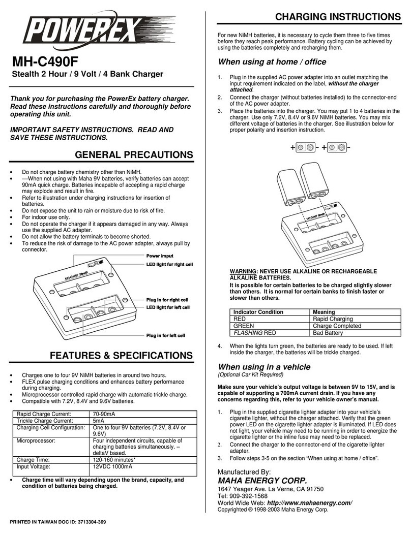 Powerex MH-C490F instructions