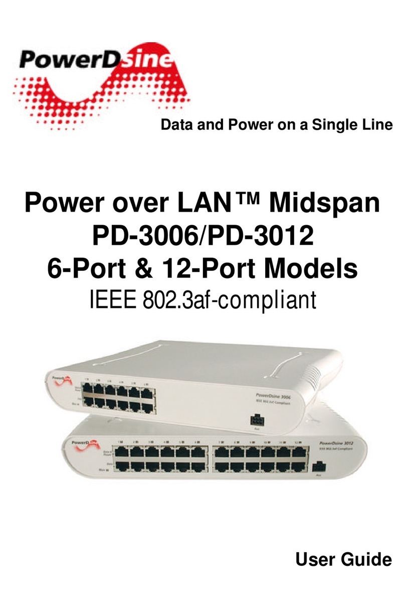 PowerDsine PD-3006 user guide