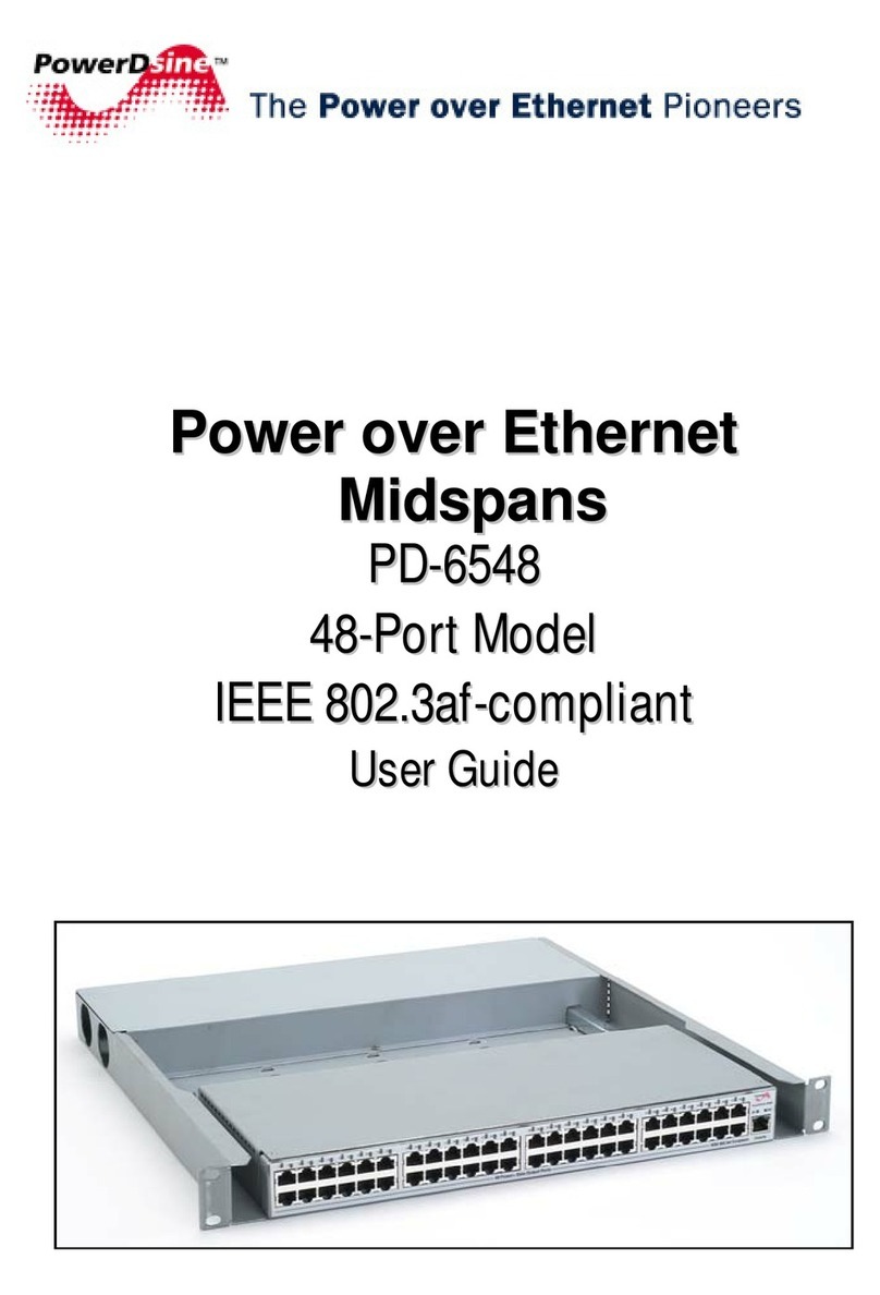 PowerDsine PD-6548 user guide