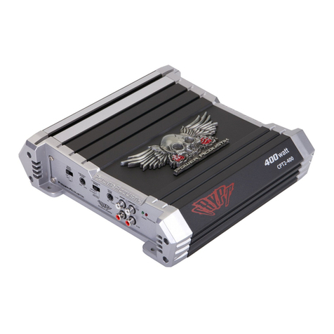 PowerAcoustik CRYPT CPT2-400 User manual