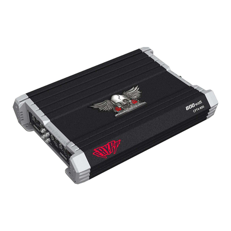 PowerAcoustik CRYPT CPT4-1200 User manual