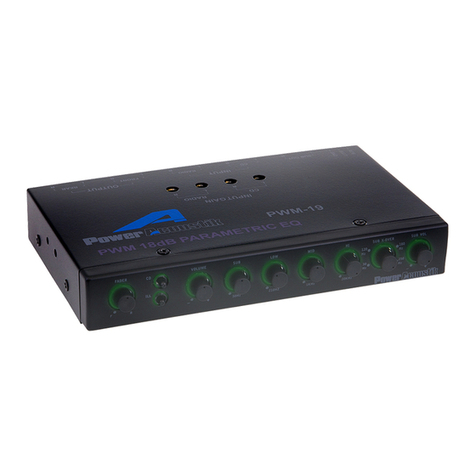PowerAcoustik PWM-19 owner's manual