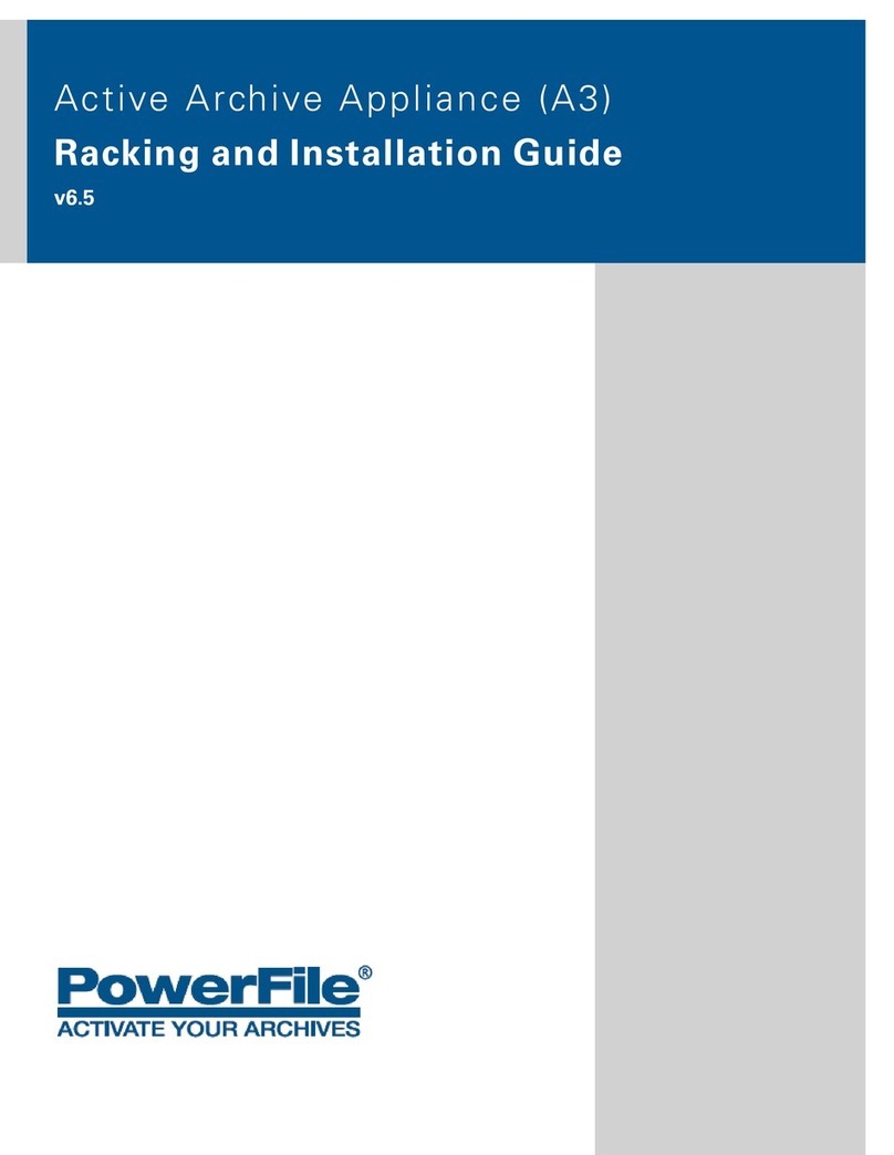 PowerFile Active Archive Appliance A3 installation guide