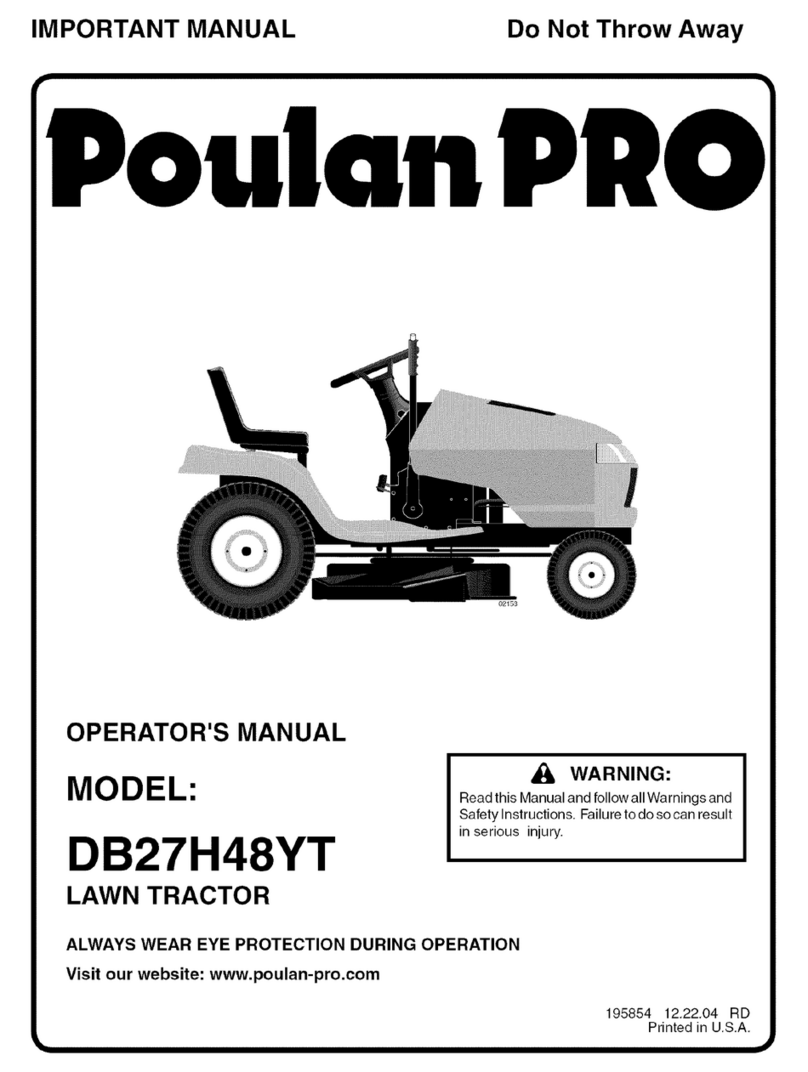 Poulan Pro DB27H48YT User manual
