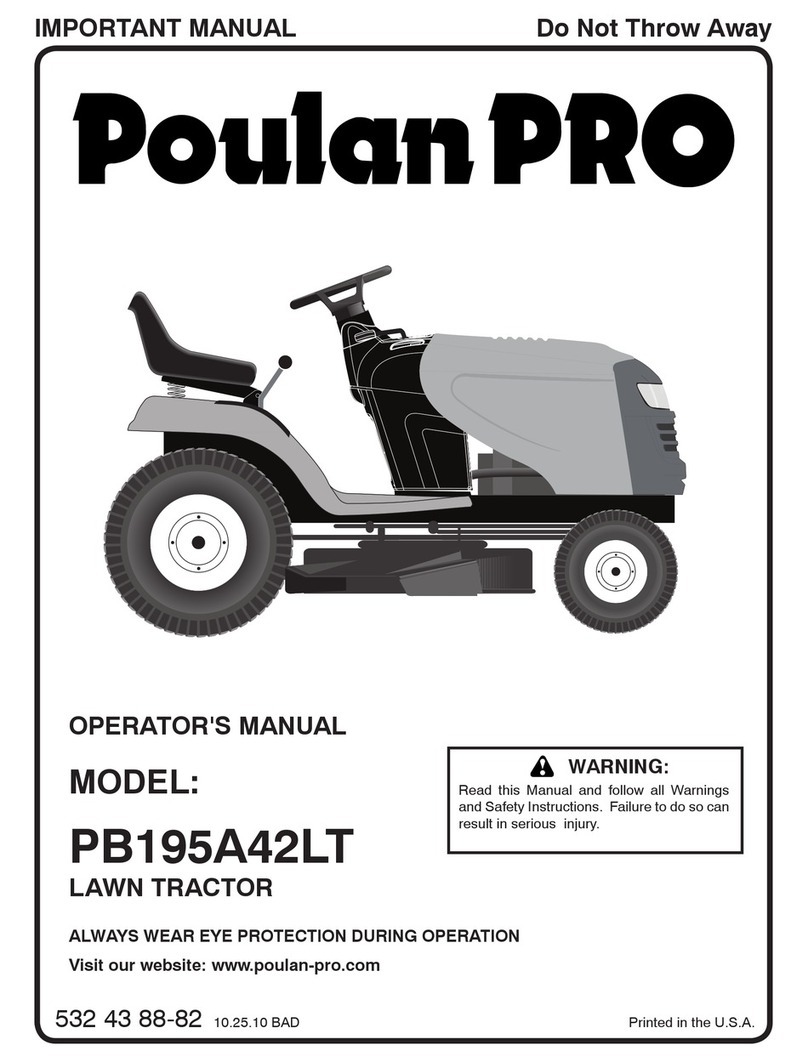 Poulan Pro PB195A42LT Operator's manual