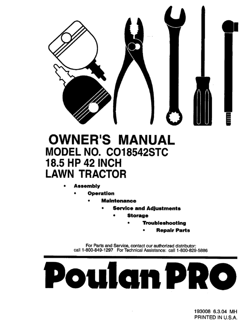 Poulan Pro CO18542STC owner's manual