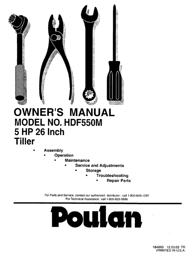 Poulan Pro HDF550M owner's manual