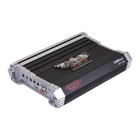 PowerAcoustik Crypt CPT1-1500 User manual