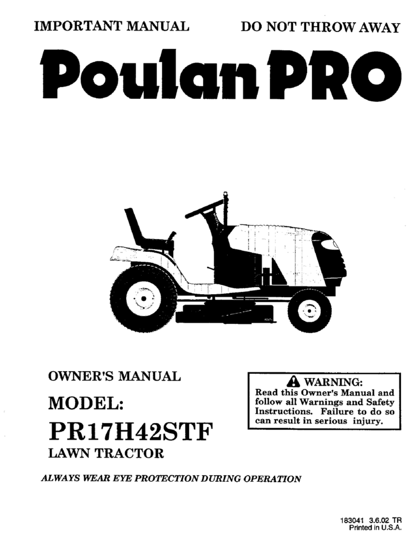 Poulan Pro PR17H42STF User manual