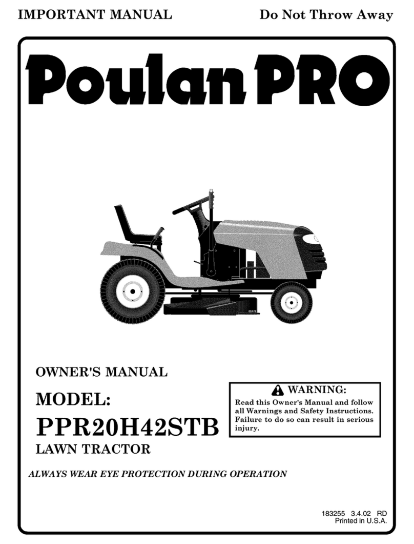Poulan Pro PPR20H42STB owner's manual