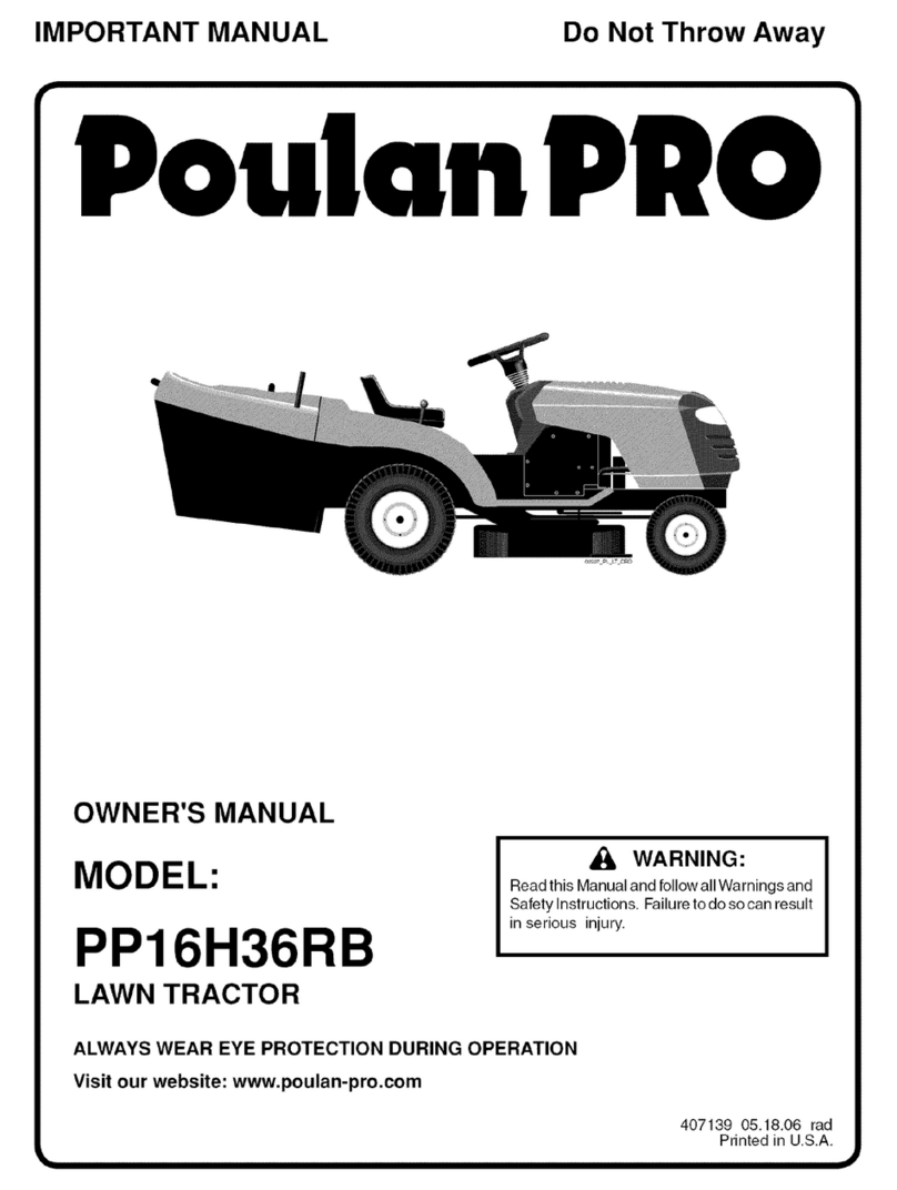 Poulan Pro PP16H36RB User manual