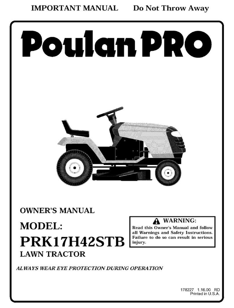 Poulan Pro POULANPRO PRK17H42STB owner's manual