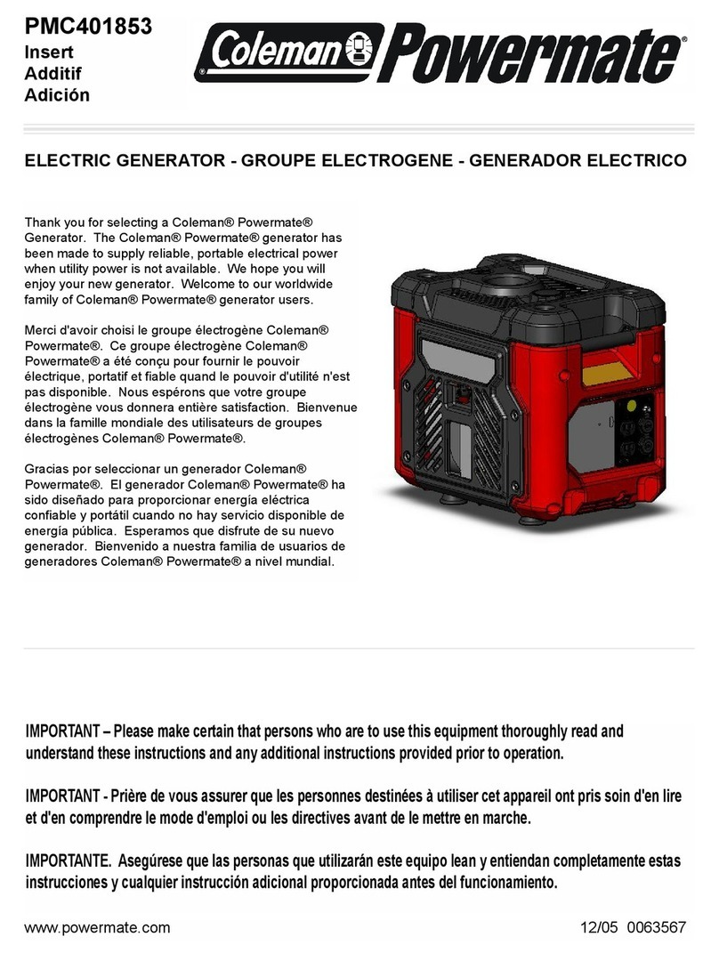 Powermate PMC401853 user manual