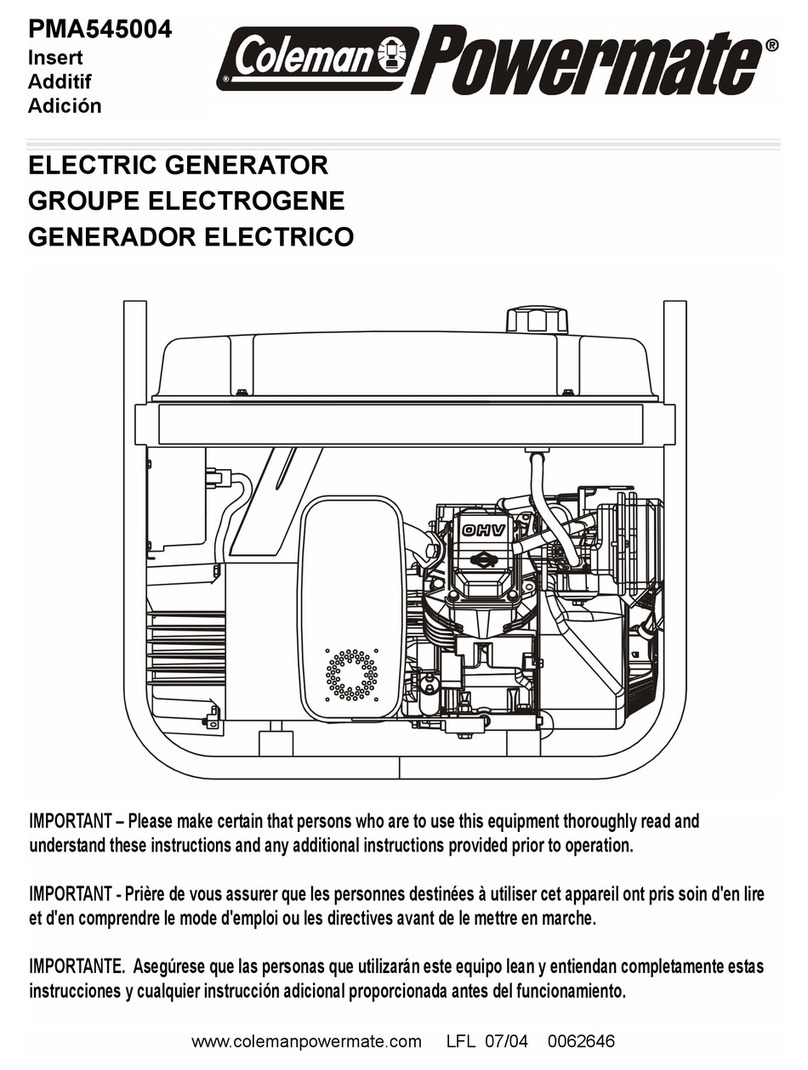 Powermate PMA545004 User manual