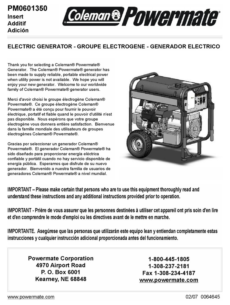Powermate PM0601350 user manual