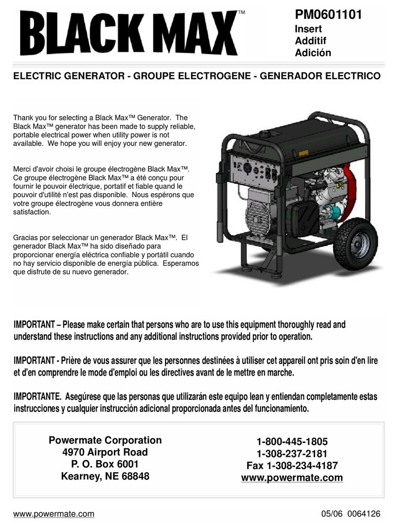 Black Max PM0601101 User manual