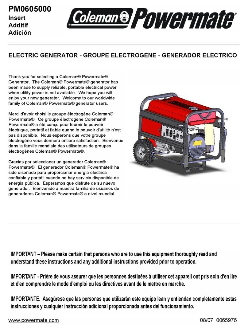 Powermate PM0605000 User manual