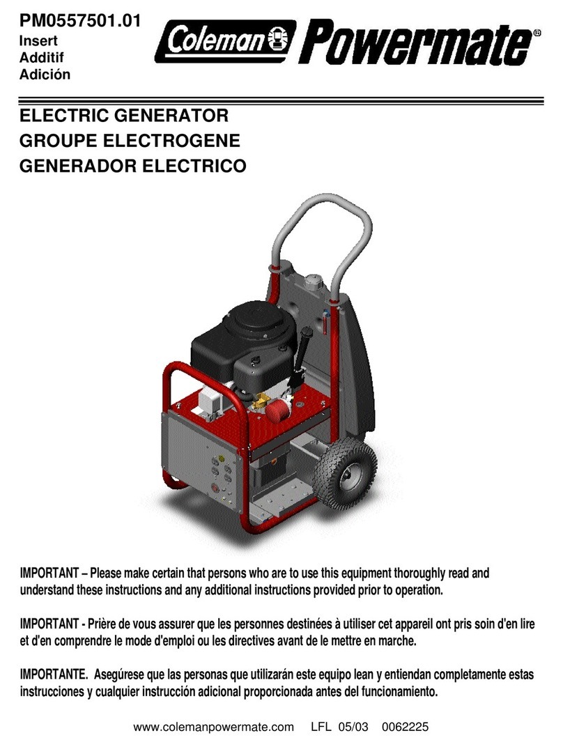 Powermate PM0557501.01 User manual