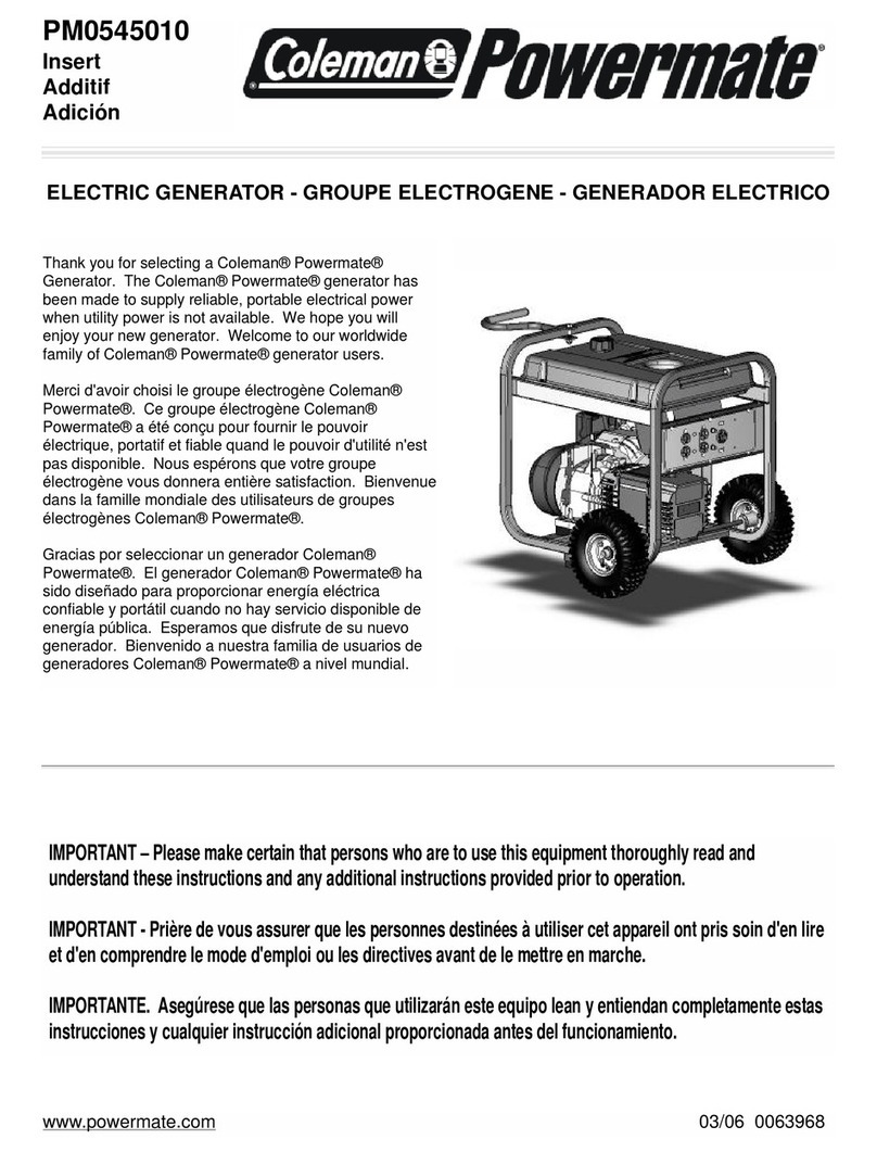 Powermate PM0545010 User manual